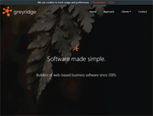 Tablet Screenshot of greyridge.com